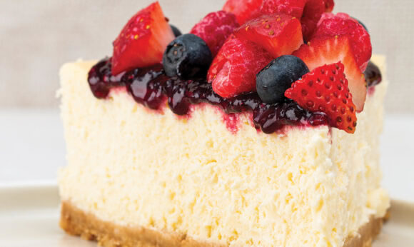 CHEESECAKE DE FRUTOS ROJOS